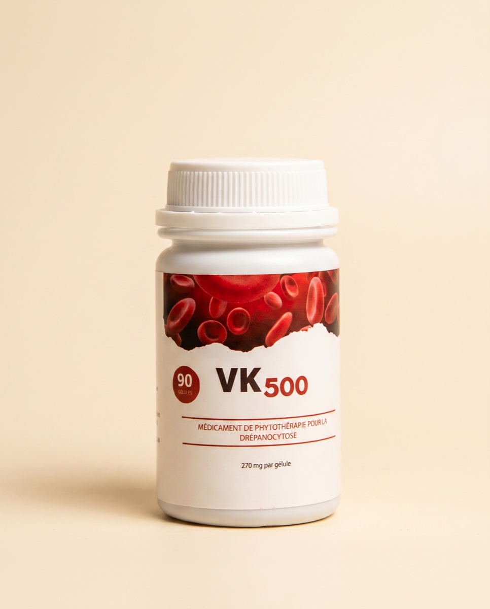 Flacon VK500 · 90 gélules, 270 mg par gélule